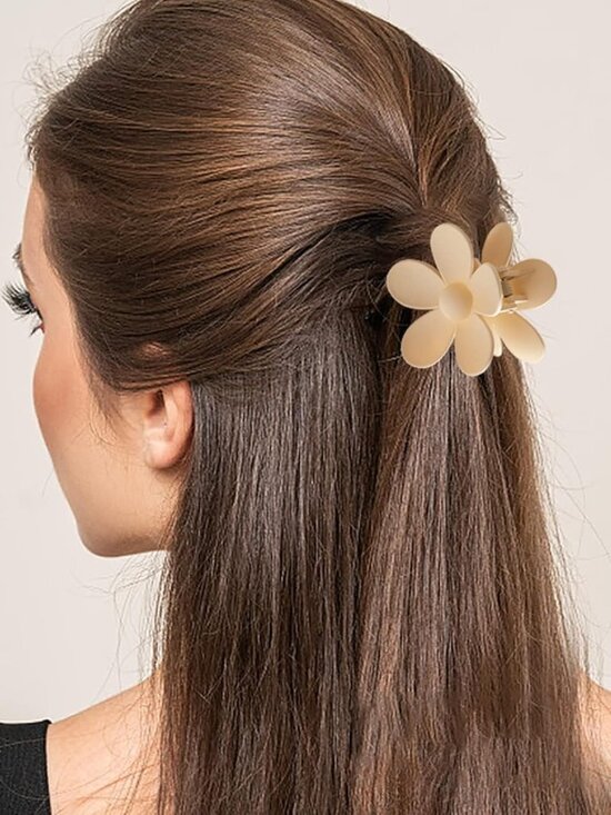 8PCS Hair Clips for Women, Flower Claw Clips for Thick Hair, Non-Slip Hair Acces - Picture 3 of 7